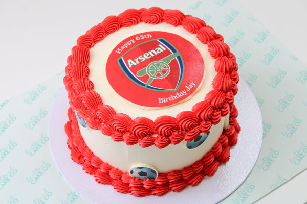 Personalised Football Team Birthday Cake