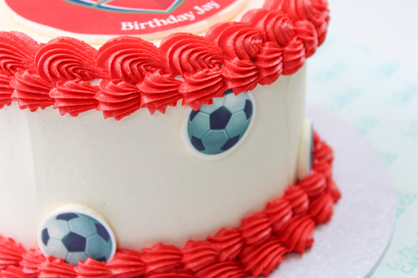 Personalised Football Team Birthday Cake
