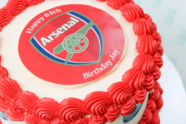 Personalised Football Team Birthday Cake