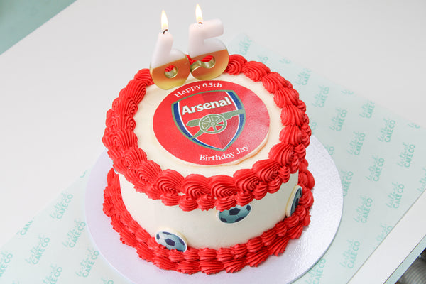 Personalised Football Team Birthday Cake