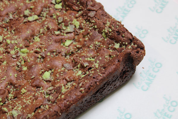 Mint Chocolate Brownie Slab