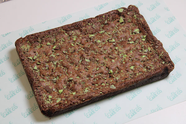 Mint Chocolate Brownie Slab