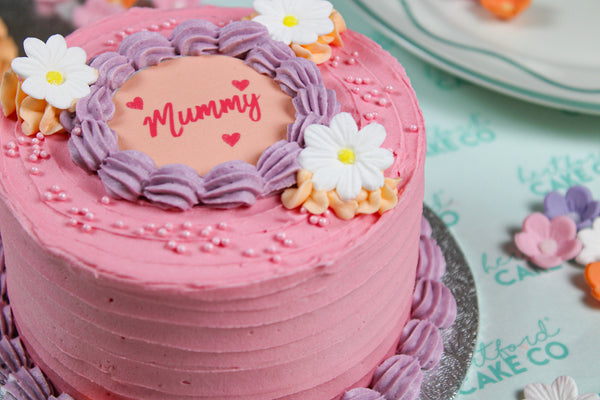 Pink Mother's Day Mini Celebration Cake
