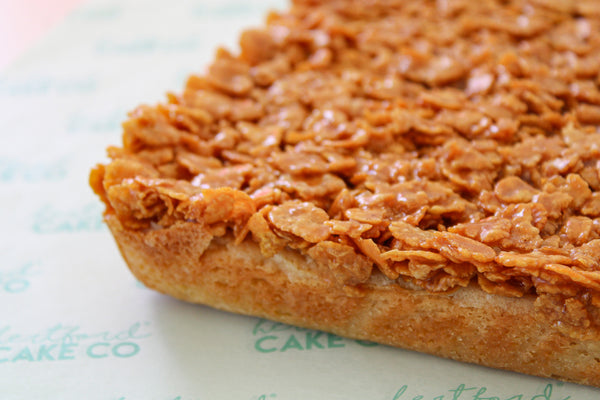 Caramel Cornflake Blondie Slab
