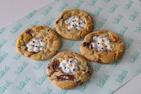 Spooky Toasted S'mores Marshmallow Cookies - Box of 4