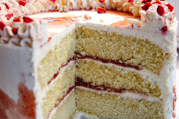 Strawberry Dream Celebration Cake - 8 Inch