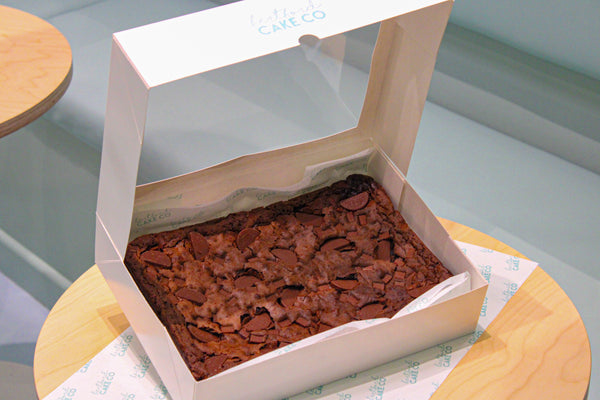 Chocolate Orange Brownie Slab