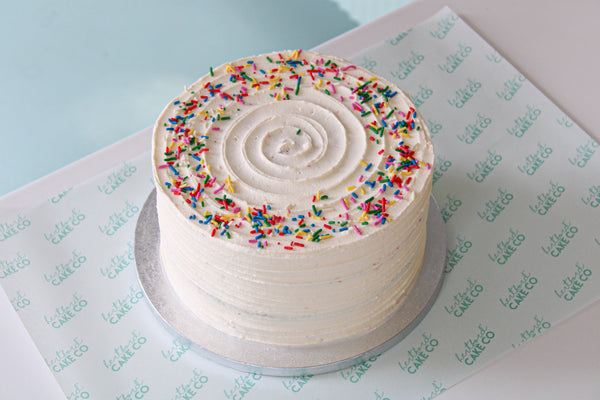 Vanilla Rainbow Celebration Cake - 8 Inch