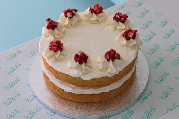 Strawberry Victoria Sponge Layer Cake