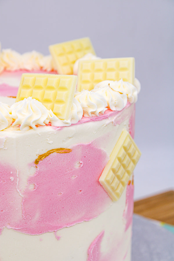 PINK & GOLD CAKE