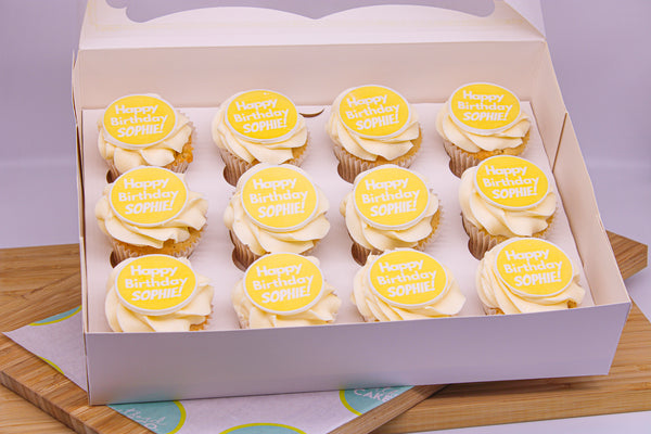 PERSONALISED MESSAGE CUPCAKES