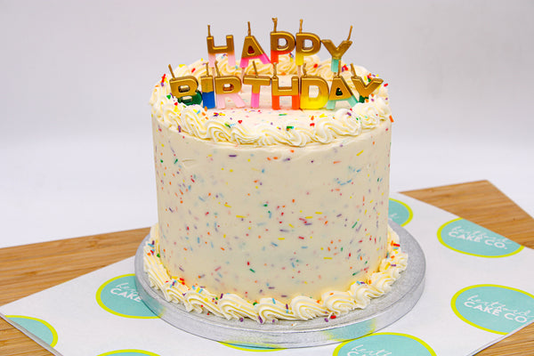 VANILLA RAINBOW CAKE